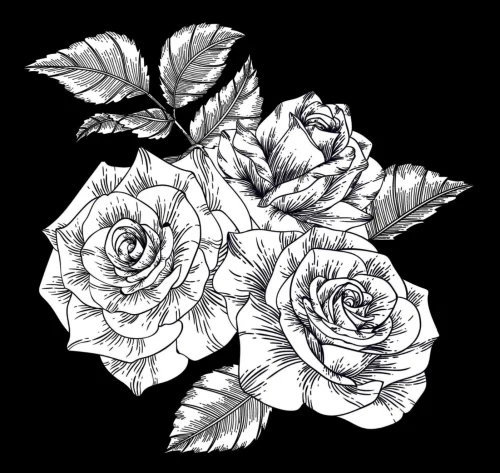 Цветочная композиция 004 (розы) 