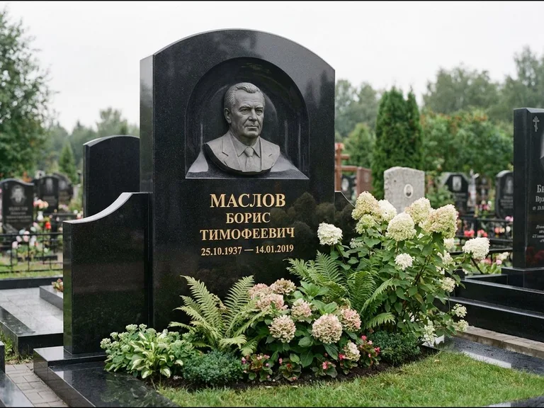 Памятник с барельефом — выполненная работа 11 в Альметьевске