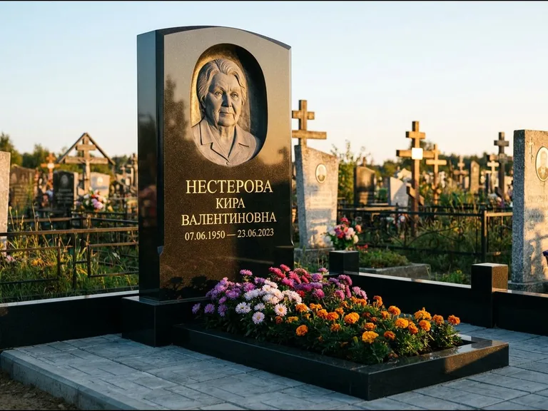 Памятник с барельефом — выполненная работа 12 в Альметьевске