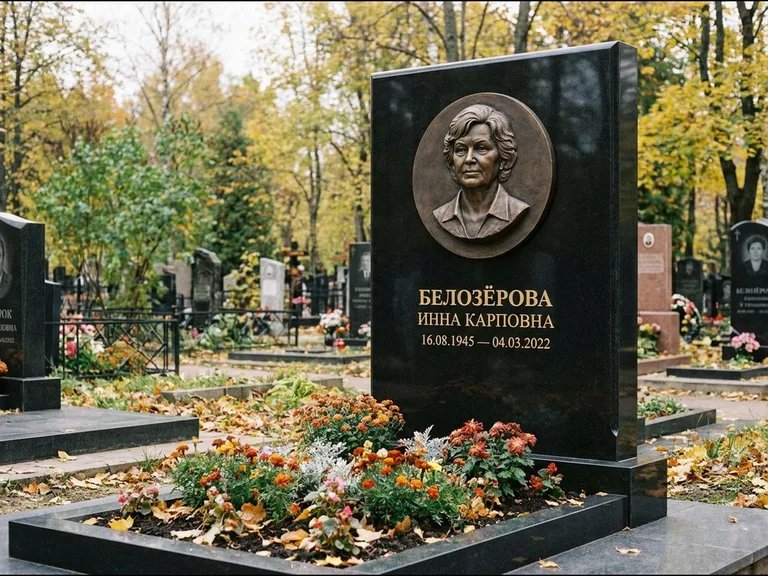 Памятник с барельефом — выполненная работа 14 в Альметьевске
