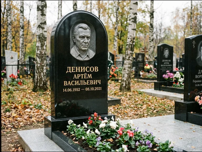 Памятник с барельефом — выполненная работа 17 в Альметьевске