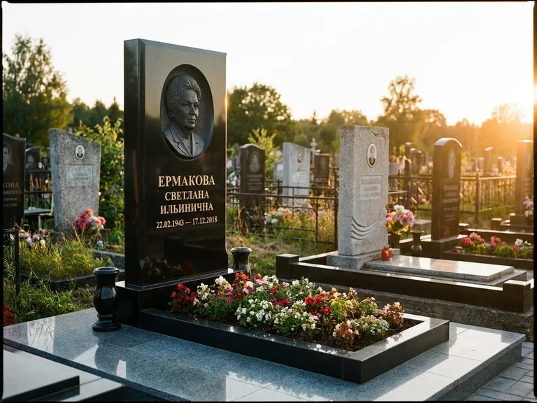 Памятник с барельефом — выполненная работа 18 в Альметьевске