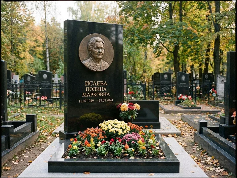 Памятник с барельефом — выполненная работа 20 в Альметьевске