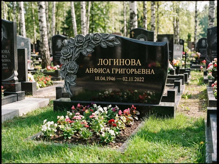 Памятник с барельефом — выполненная работа 22 в Альметьевске
