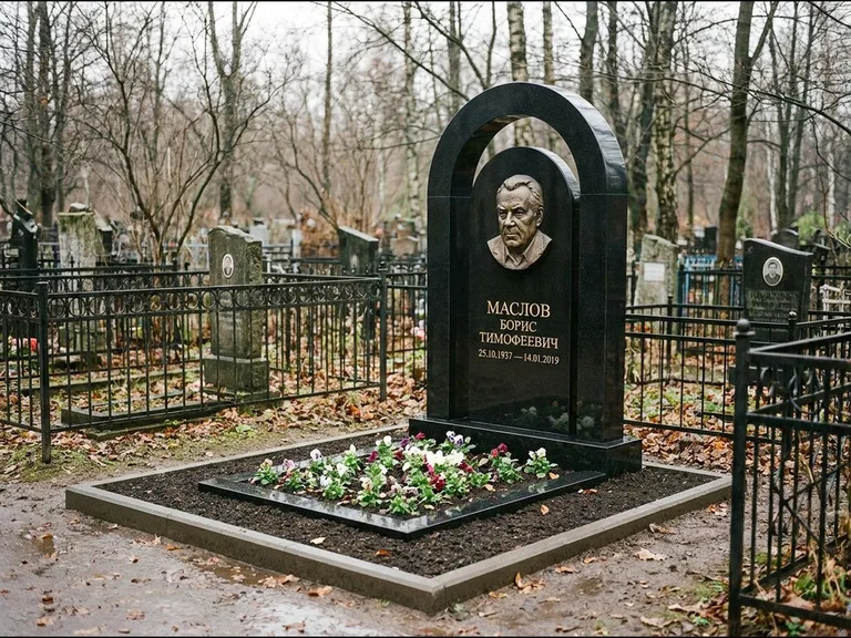Памятник с барельефом — выполненная работа 23 в Альметьевске