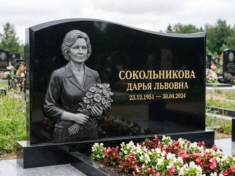 Памятник с барельефом — выполненная работа 28 в Альметьевске