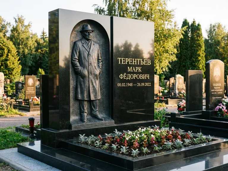 Памятник с барельефом — выполненная работа 29 в Альметьевске