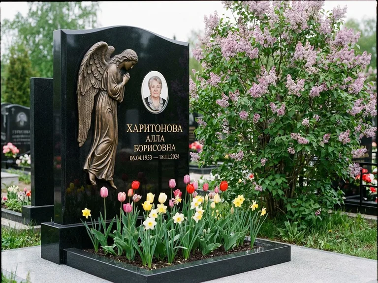Памятник с барельефом — выполненная работа 32 в Альметьевске