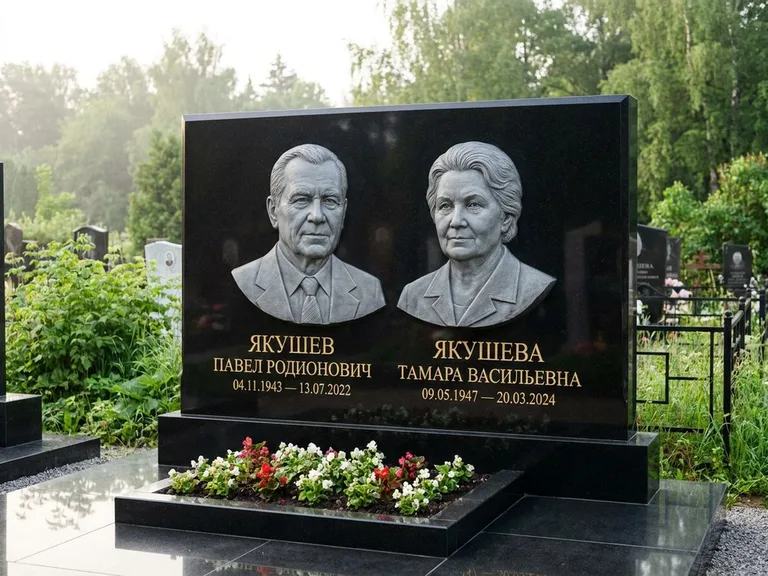 Памятник с барельефом — выполненная работа 36 в Альметьевске