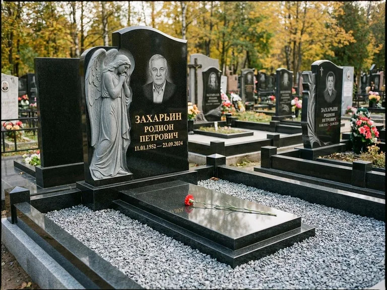 Памятник с барельефом — выполненная работа 44 в Альметьевске