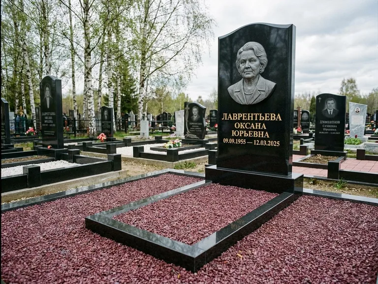 Памятник с барельефом — выполненная работа 47 в Альметьевске