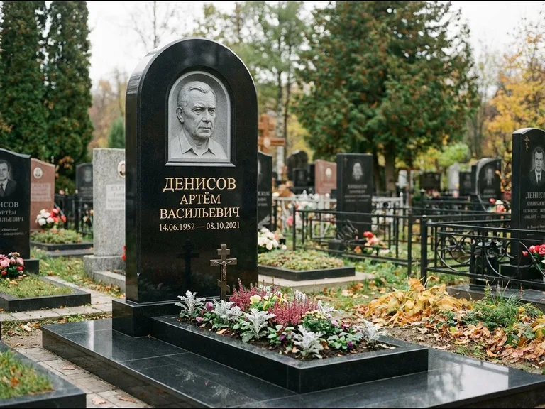 Памятник с барельефом — выполненная работа 5 в Альметьевске