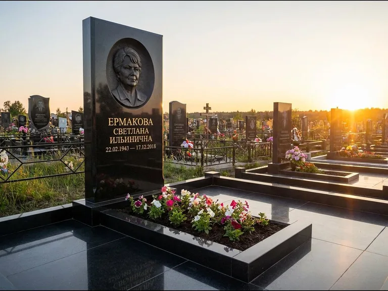 Памятник с барельефом — выполненная работа 6 в Альметьевске