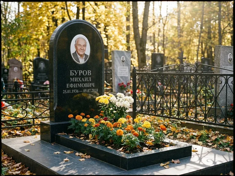 Керамический портрет — работа «Буров» в Альметьевске