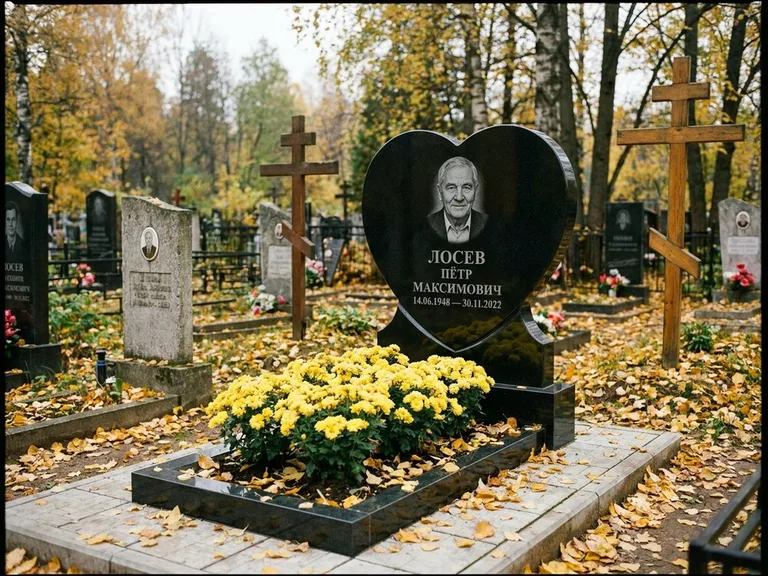 Керамический портрет пожилой женщины в Альметьевске