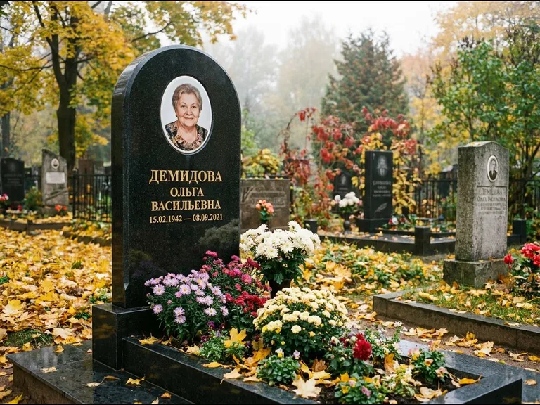 Керамический овал на стеле в Альметьевске