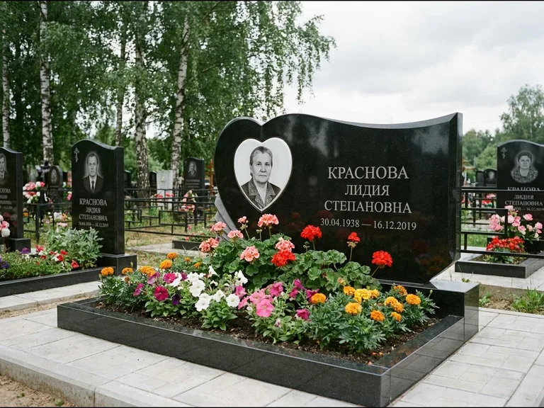 Портрет в форме сердца — работа «Краснова» в Альметьевске