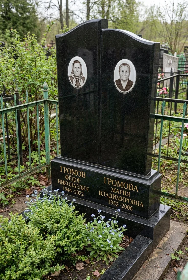 Аллея на Заельцовском кладбище в Новосибирске