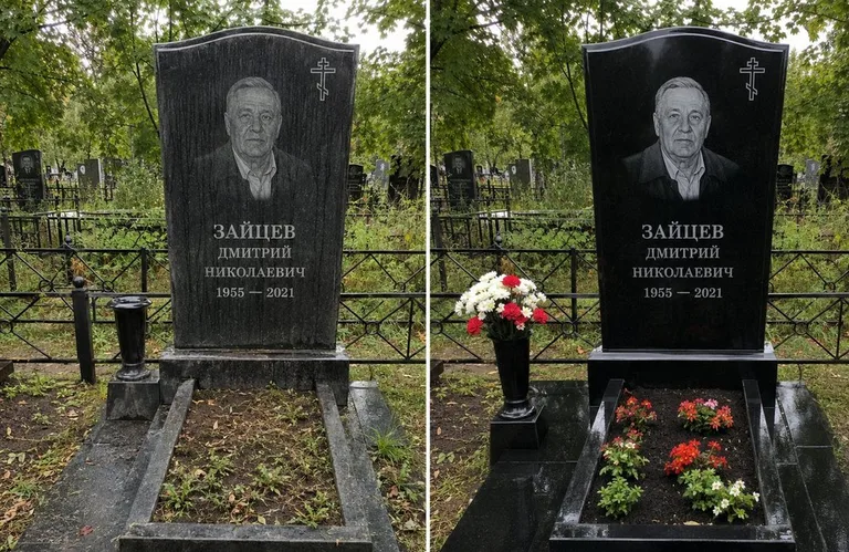 Уборка комплекса со скамьёй и плиткой до и после в Альметьевске