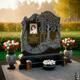 Православный элитный гранитный памятник - ПН144