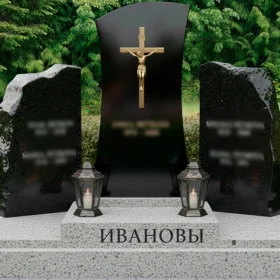 Гранитный мемориальный комплекс для двоих - ПН212