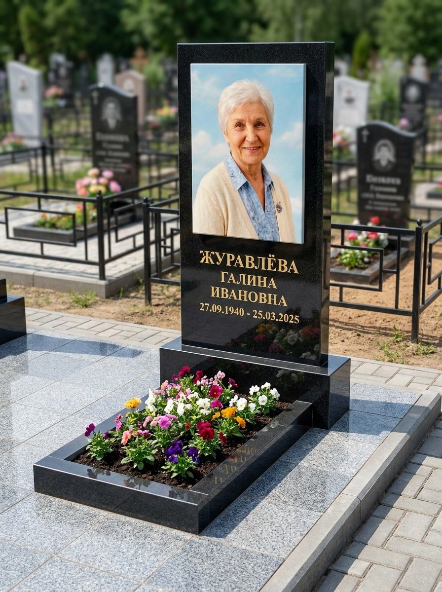 Портрет на памятнике в Альметьевске — Портрет в полный рост — керамогранит 400×600 мм
