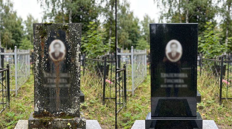 Реставрация памятника в Альметьевске — пример 1