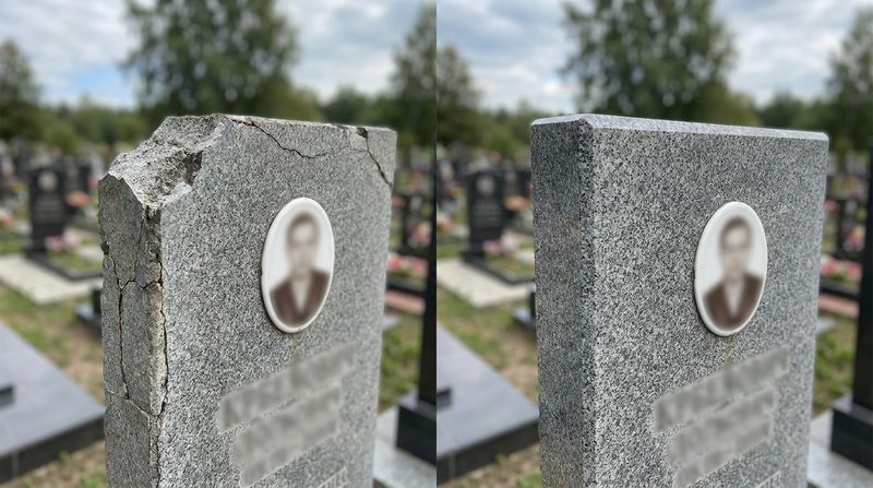 Реставрация памятника в Альметьевске — пример 3