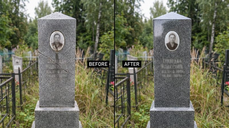 Реставрация памятника в Альметьевске — пример 4