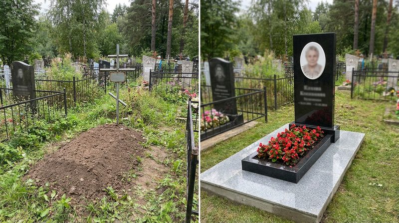 Установка памятника в Альметьевске — пример 2